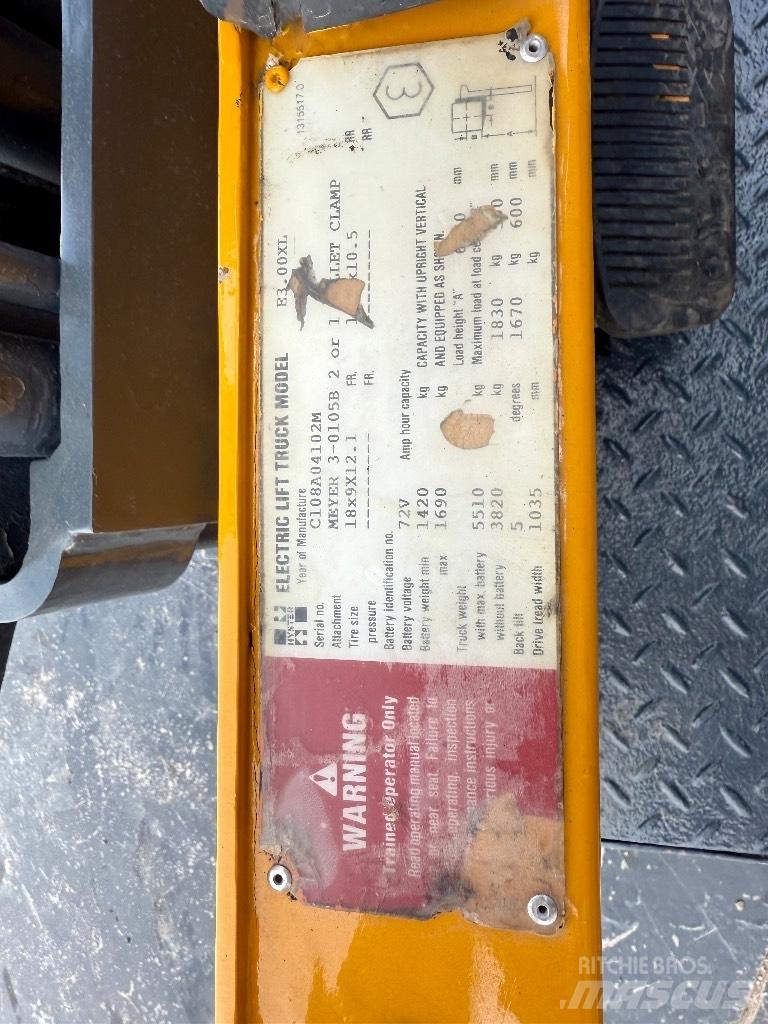 Hyster E3.00XL Električni viljuškari