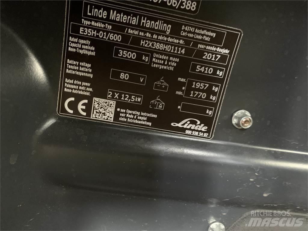 Linde E35/600H Električni viljuškari