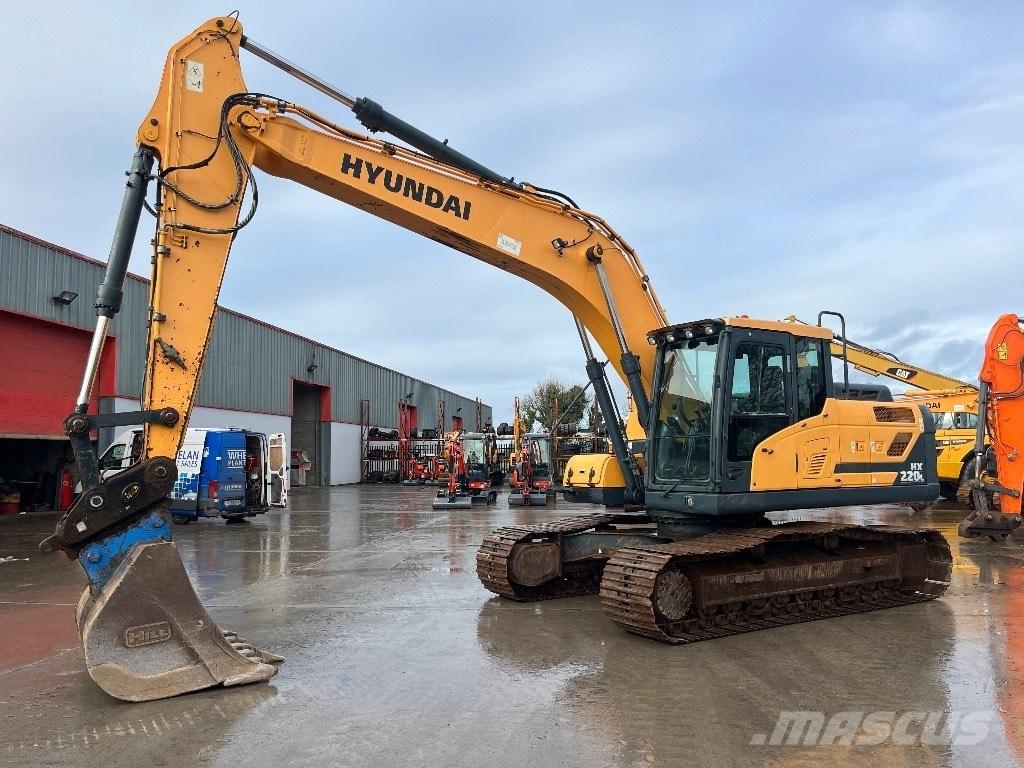 Hyundai HX 220 L Bageri guseničari