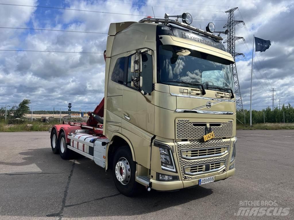 Volvo FH Rol kiper kamioni sa kukom za podizanje tereta
