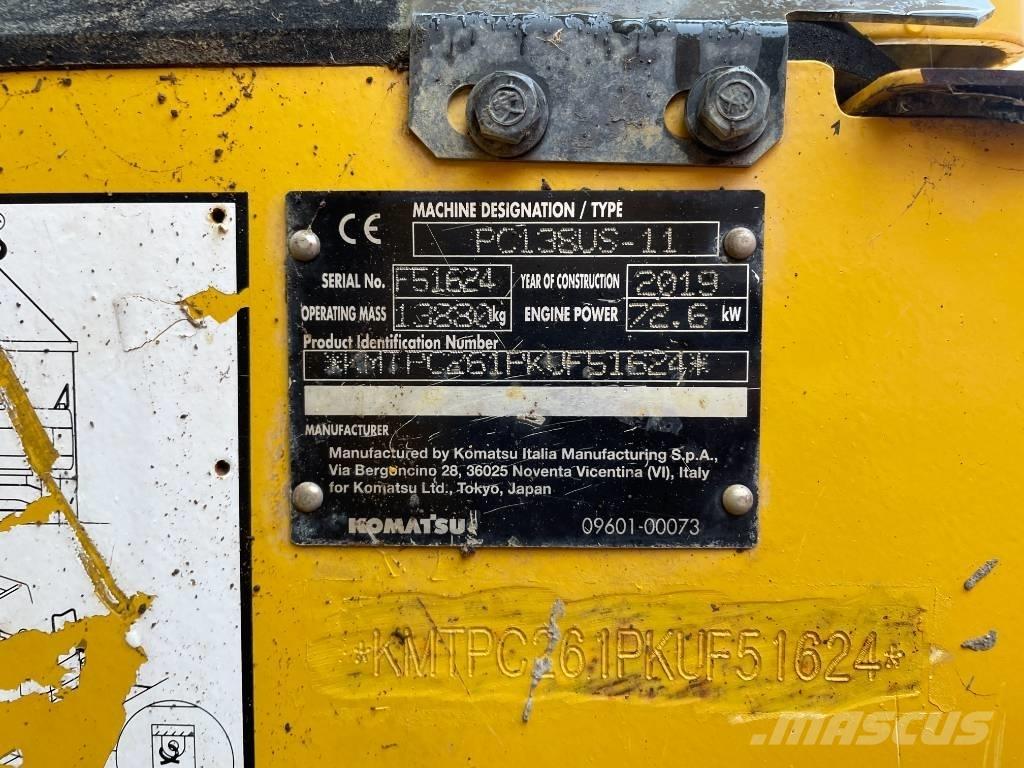 Komatsu PC 138 US-11 Bageri guseničari