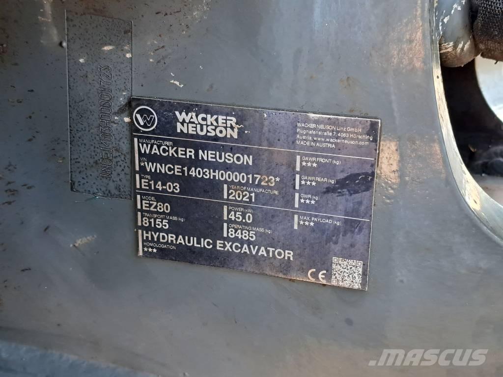 Wacker Neuson EZ 80 Bageri guseničari