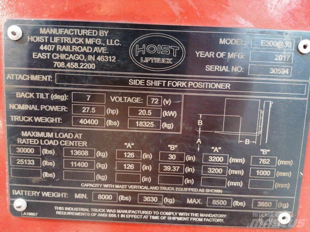 Hoist E300 Električni viljuškari