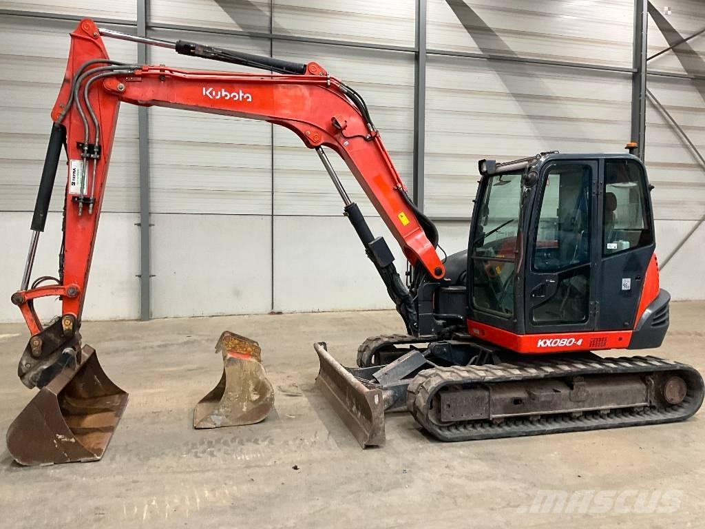 Kubota KX 080-4 Midi bageri 7t – 12t