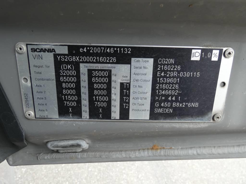Scania G 450 Kamioni-šasije