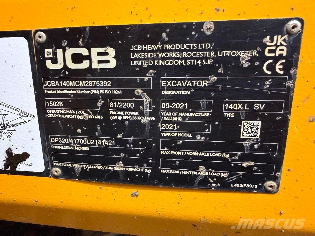 JCB 140 X Bageri guseničari