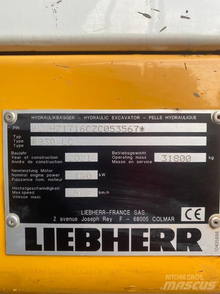 Liebherr R 930 LC Bageri guseničari