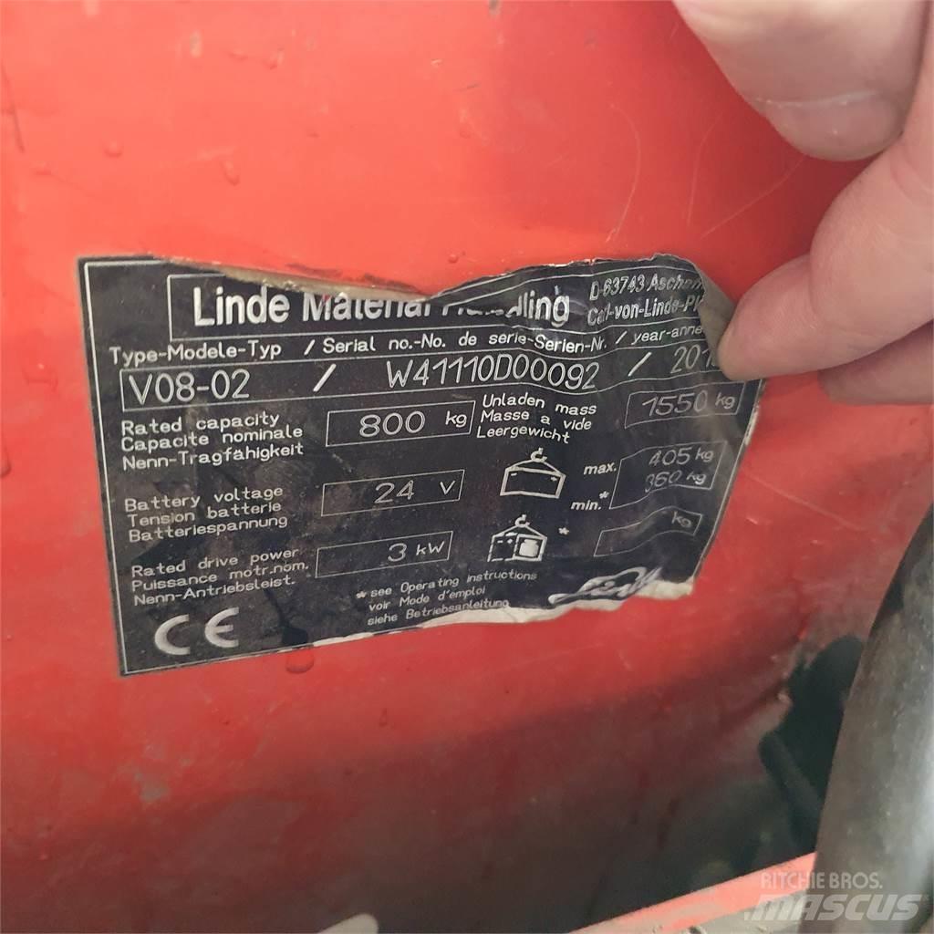 Linde V08-02 Srednje dizajući komisioni viljuškar