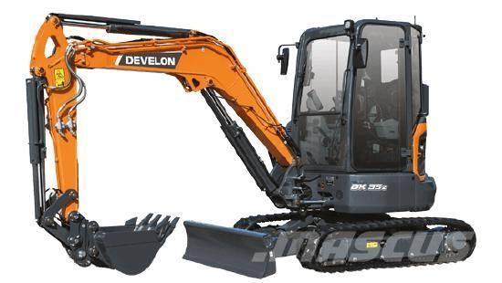 Develon DX 35 Z-7 Mini bageri < 7t