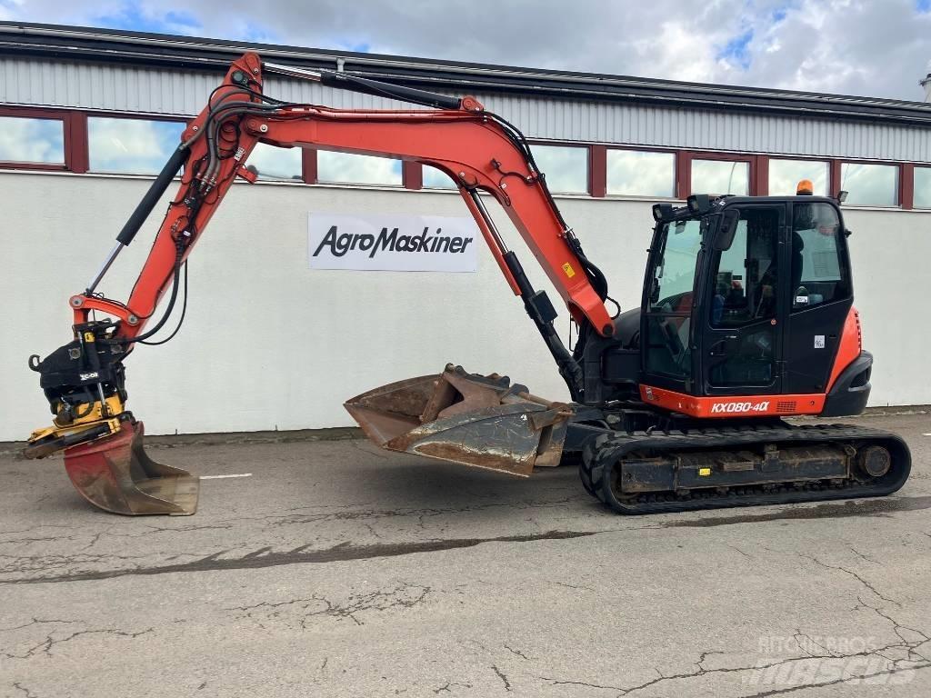 Kubota KX 080-4 Midi bageri 7t – 12t