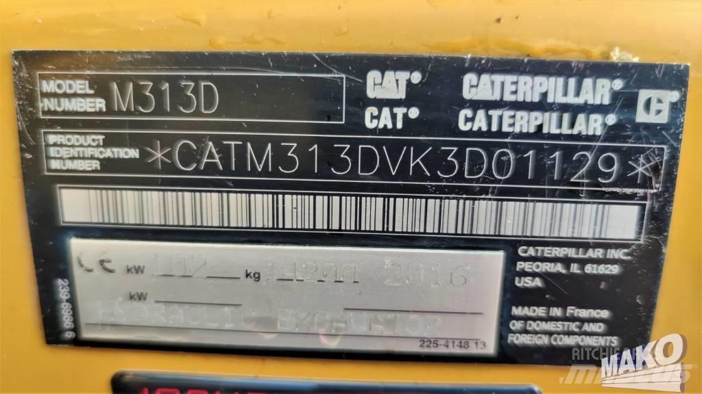 CAT M 313 D Bageri točkaši