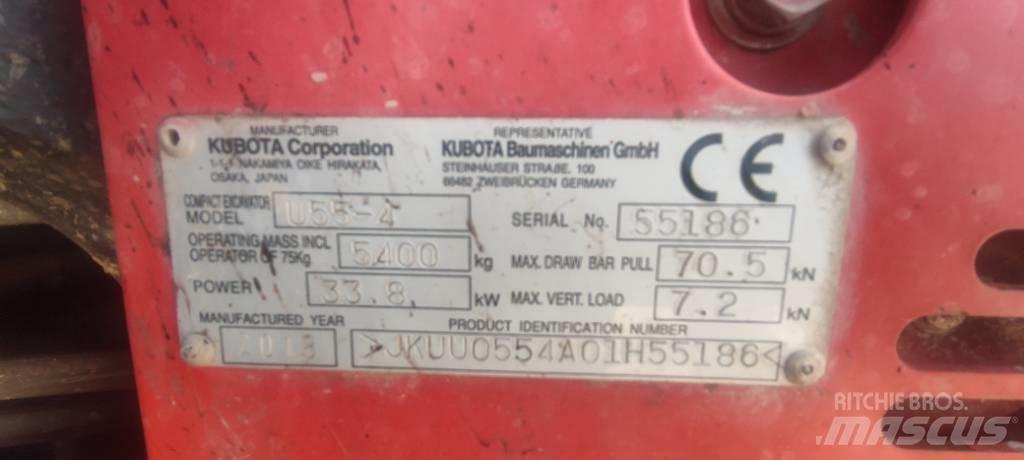 Kubota U 55-4 Mini bageri < 7t