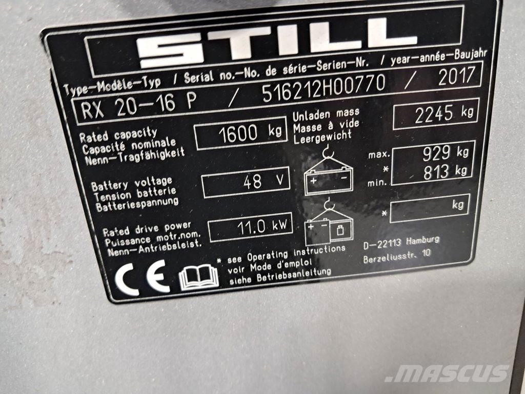 Still RX 20-16 P Električni viljuškari