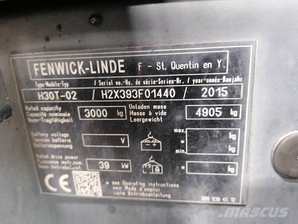 Linde H30T-02 Plinski viljuškari