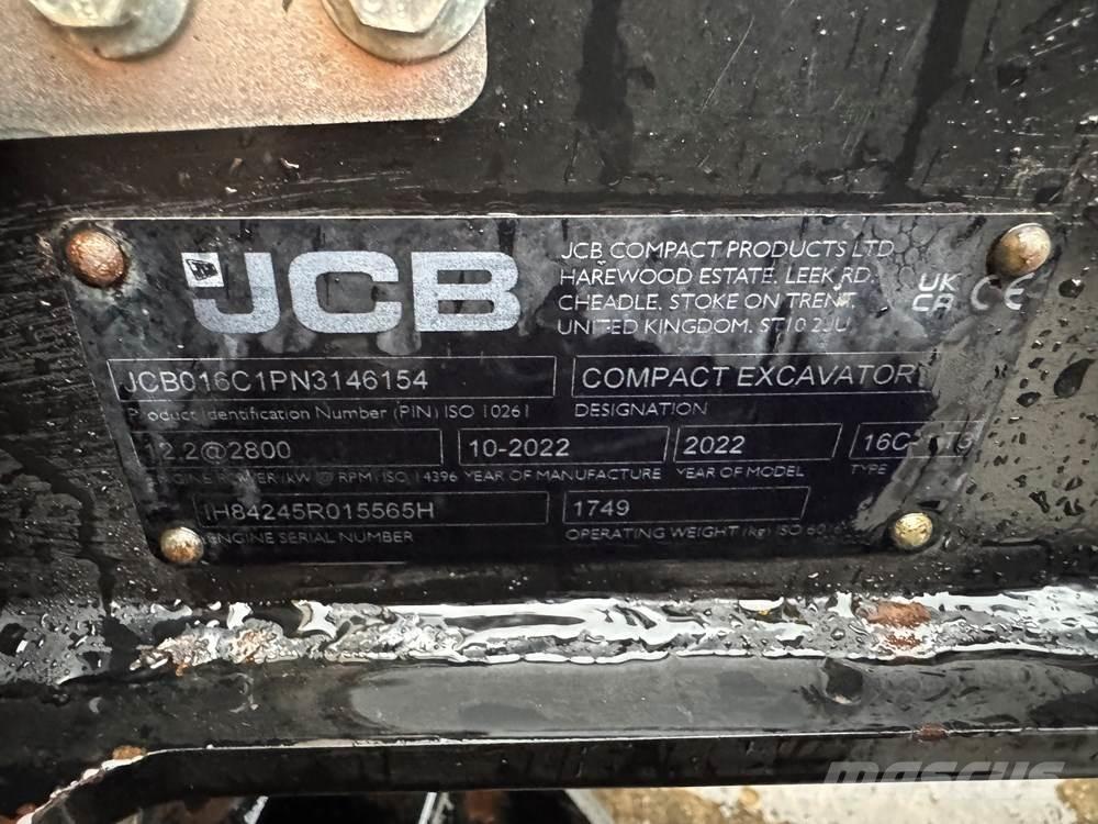 JCB 16C-1 Mini bageri < 7t
