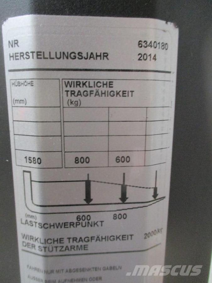BT SWE 080L Ručni električni viljuškar