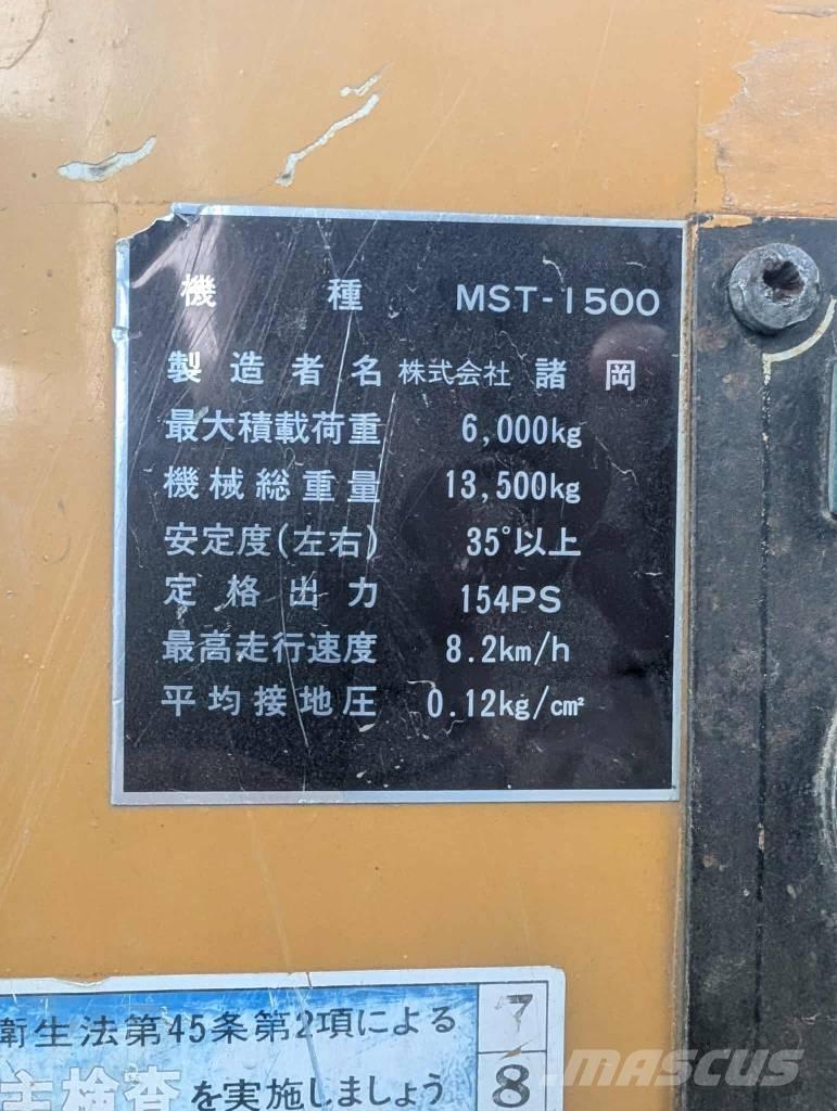 Morooka MST 1500 Damperi na gusenice