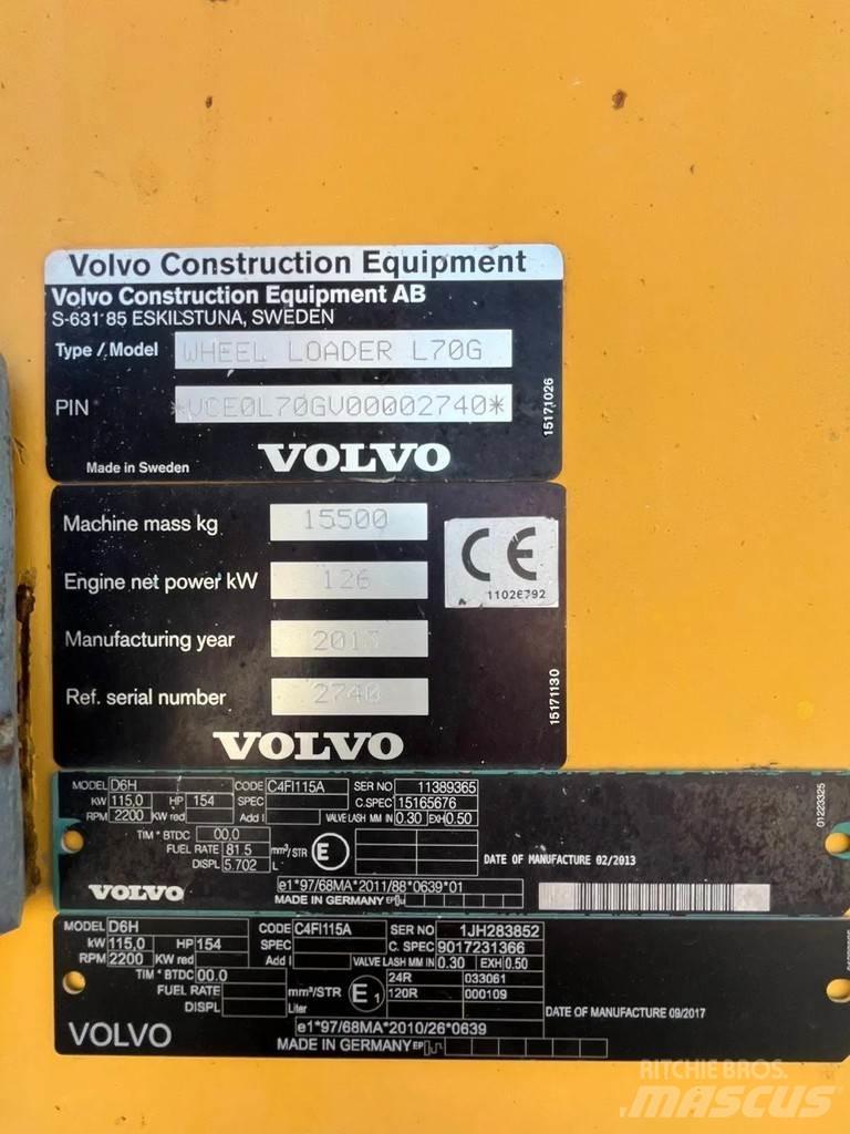 Volvo L70G Utovarivači na točkove
