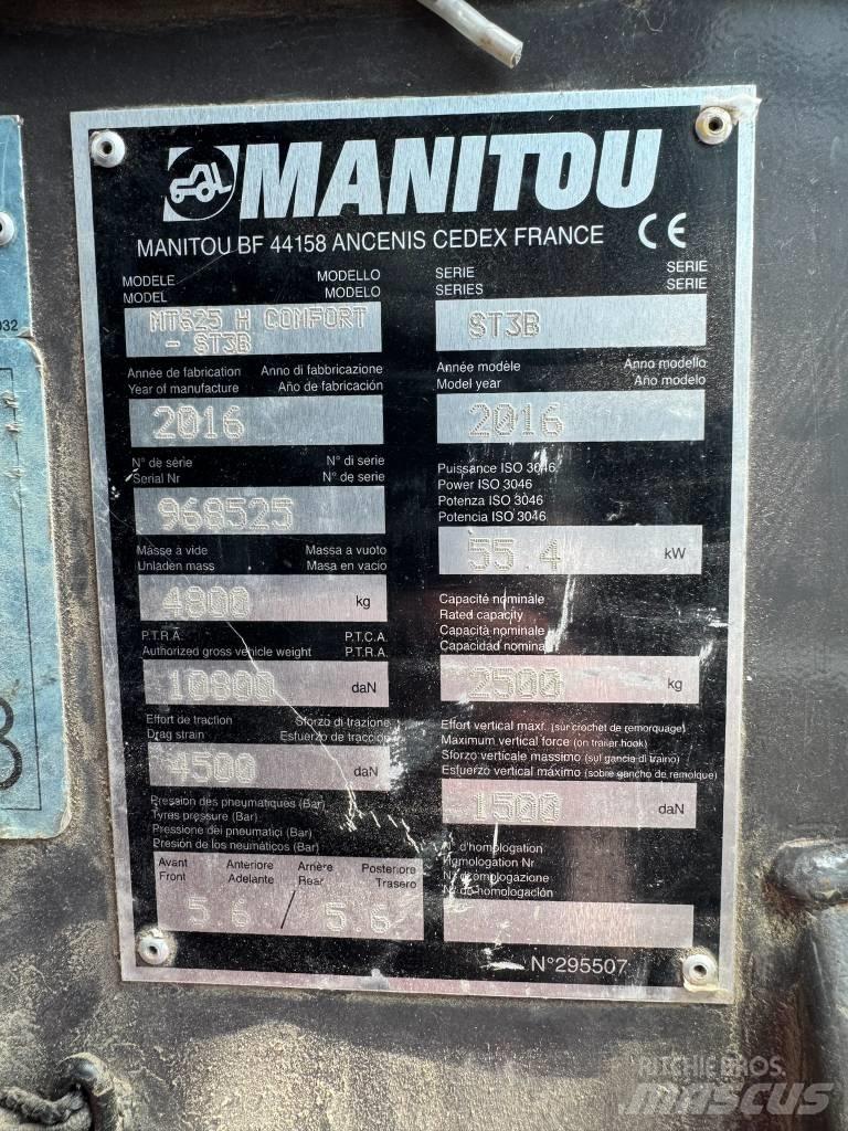 Manitou MT 625 H Teleskopski viljuškari