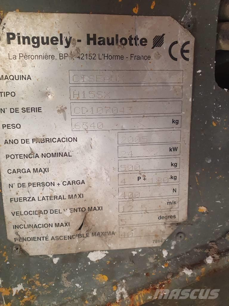 Haulotte H 15 SX Makazaste platforme