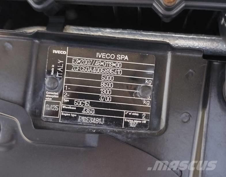 Iveco Daily 50 C15 Sanduk kamioni