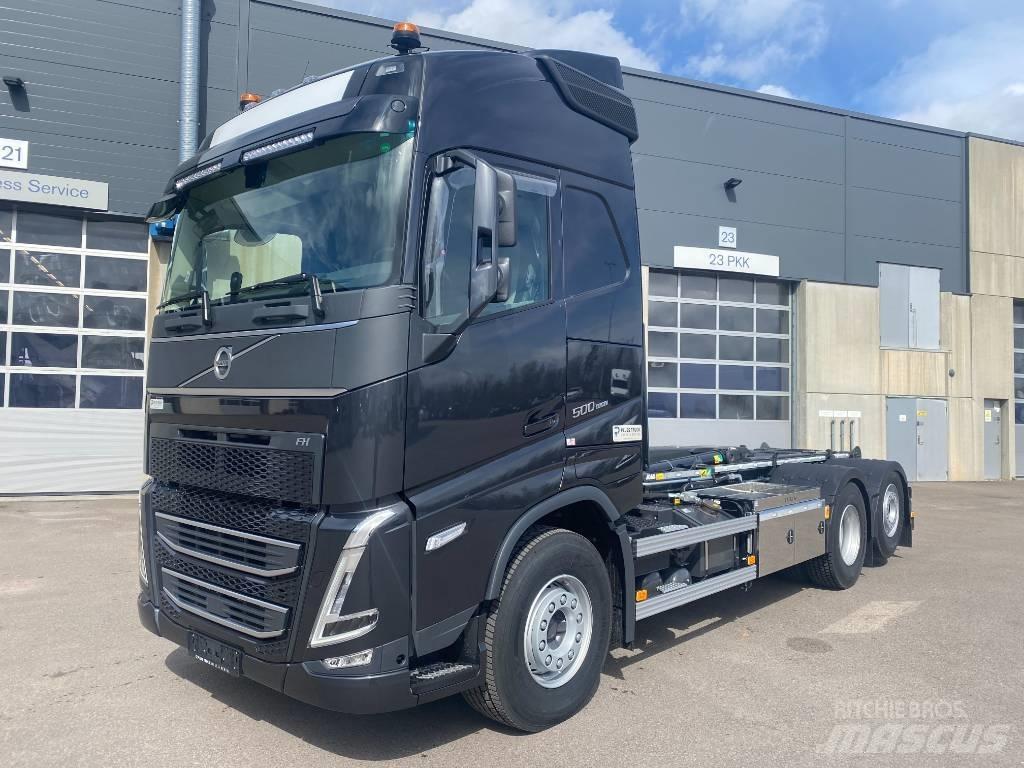 Volvo FH 500 Rol kiper kamioni sa kukom za podizanje tereta