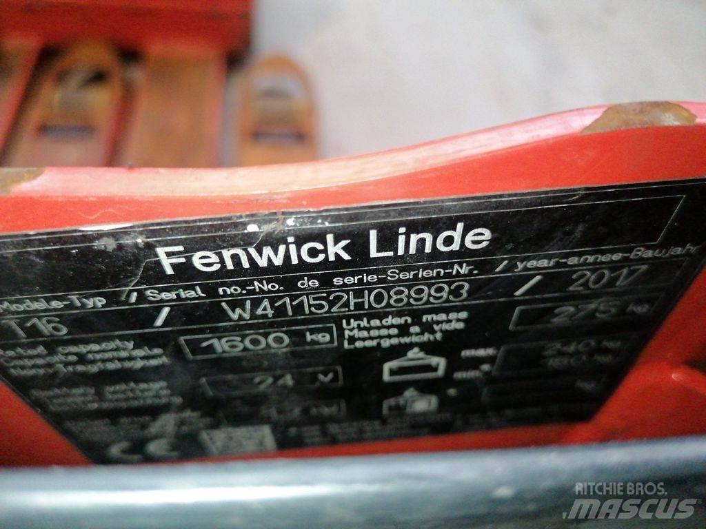 Linde T16 Nisko podizni električni viljuškar