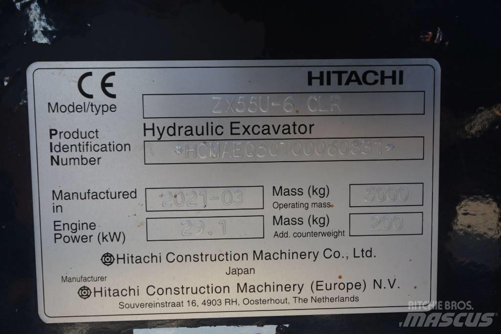 Hitachi ZX 55 U-6 Mini bageri < 7t