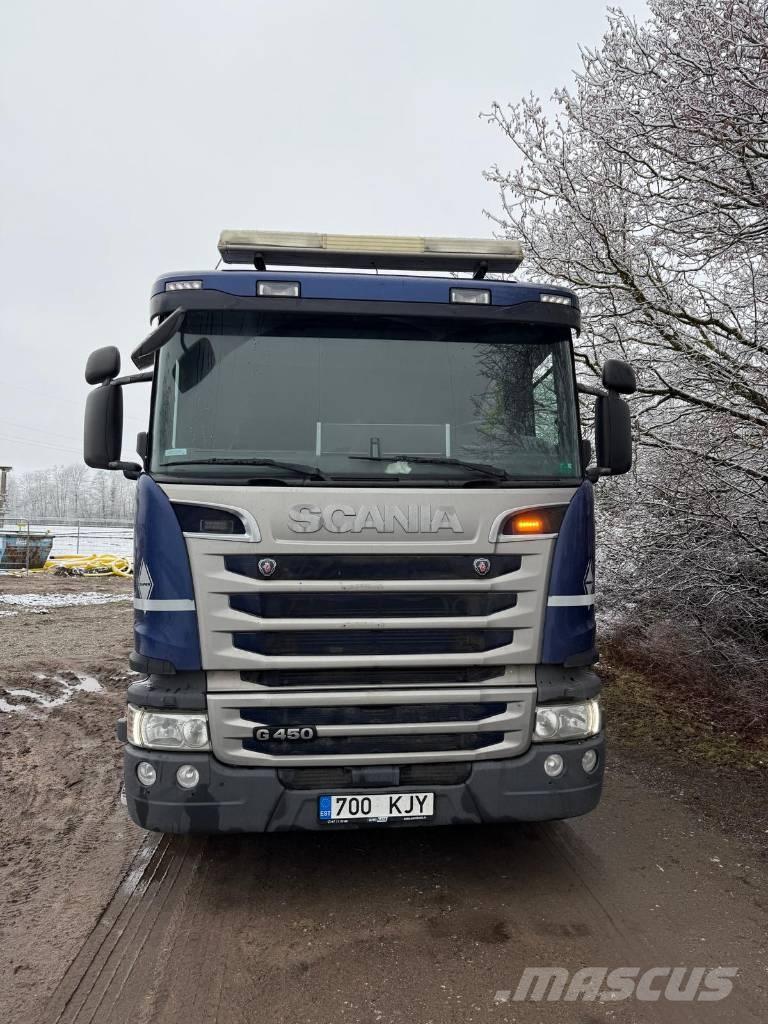 Scania G 450 Rol kiper kamioni sa kukom za podizanje tereta