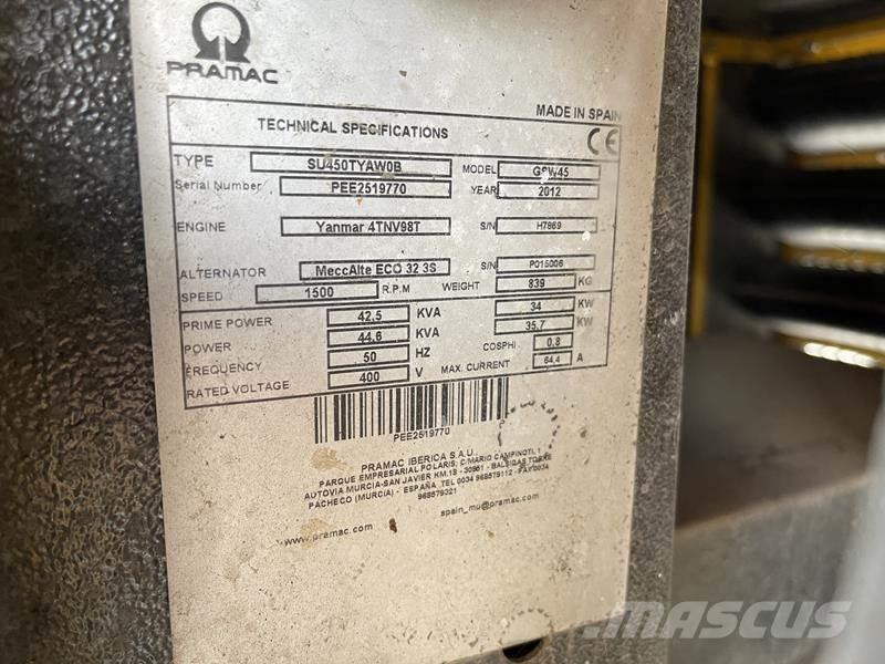 Pramac GSW 45 Dizel generatori