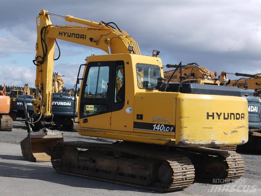 Hyundai R 140 LC-7 Bageri guseničari