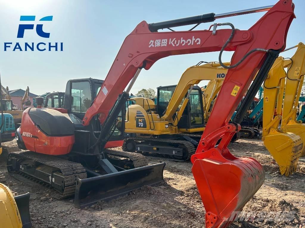 Kubota kx163 Bageri guseničari