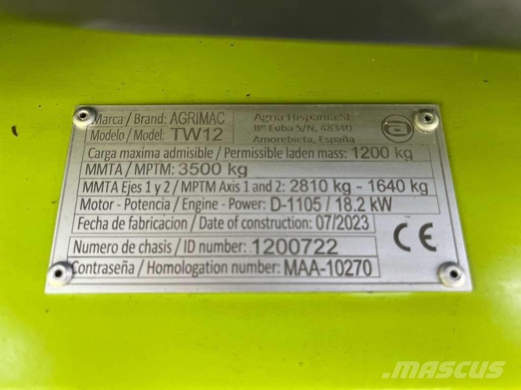 Agrimac TW 12 4x4 Dizelski viljuškari