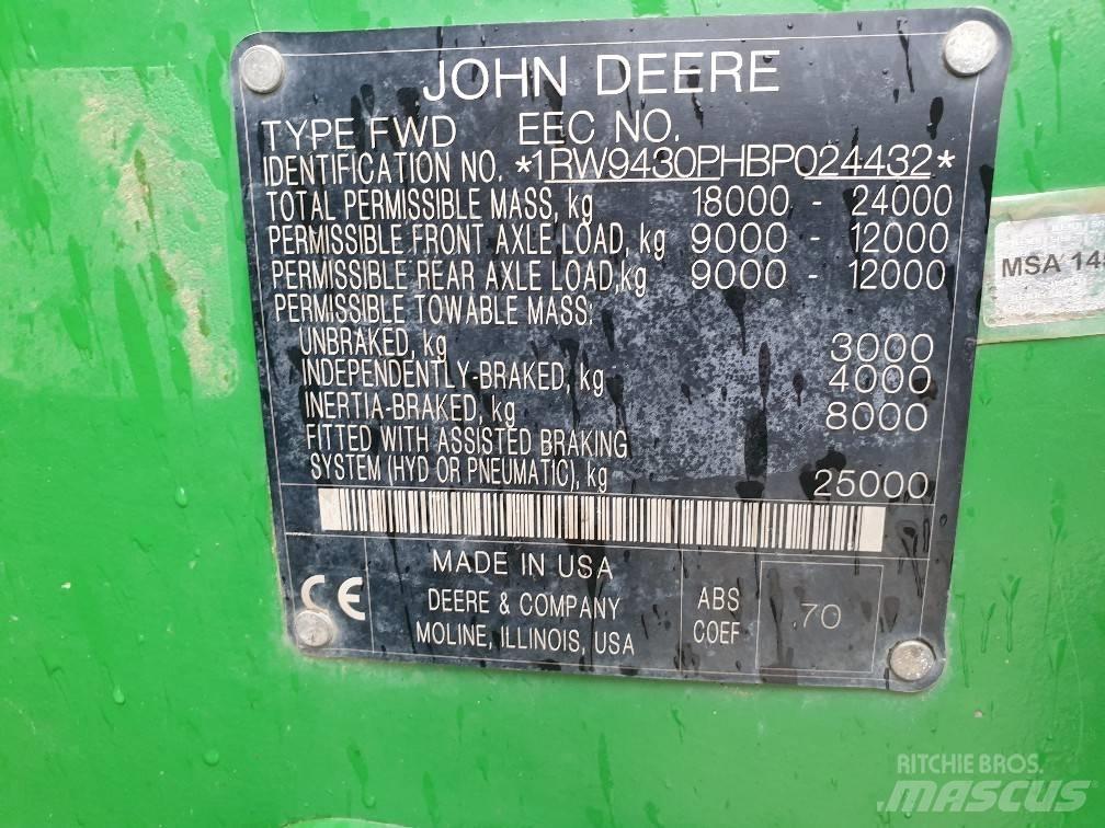 John Deere 9430 Traktori