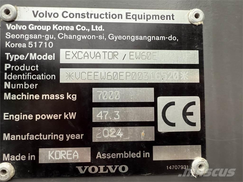 Volvo EW60 E Bageri točkaši