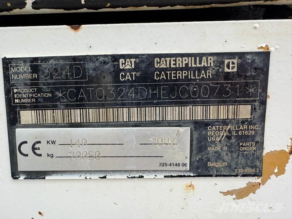 CAT 324DLN Bageri guseničari