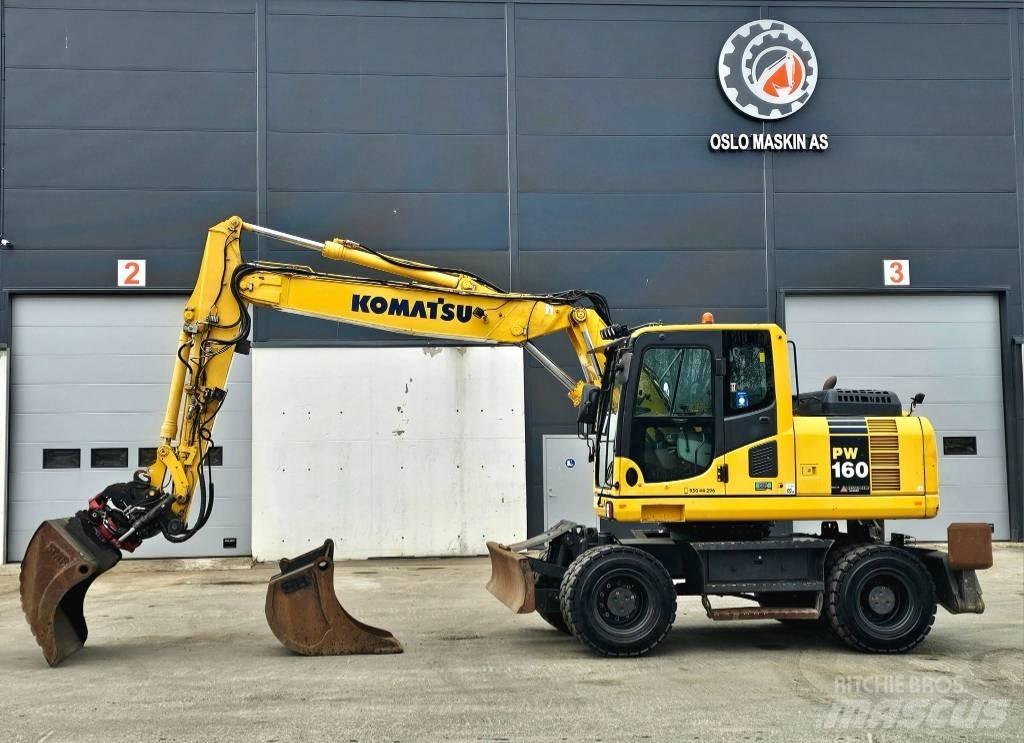 Komatsu pw 160 -8 Bageri točkaši