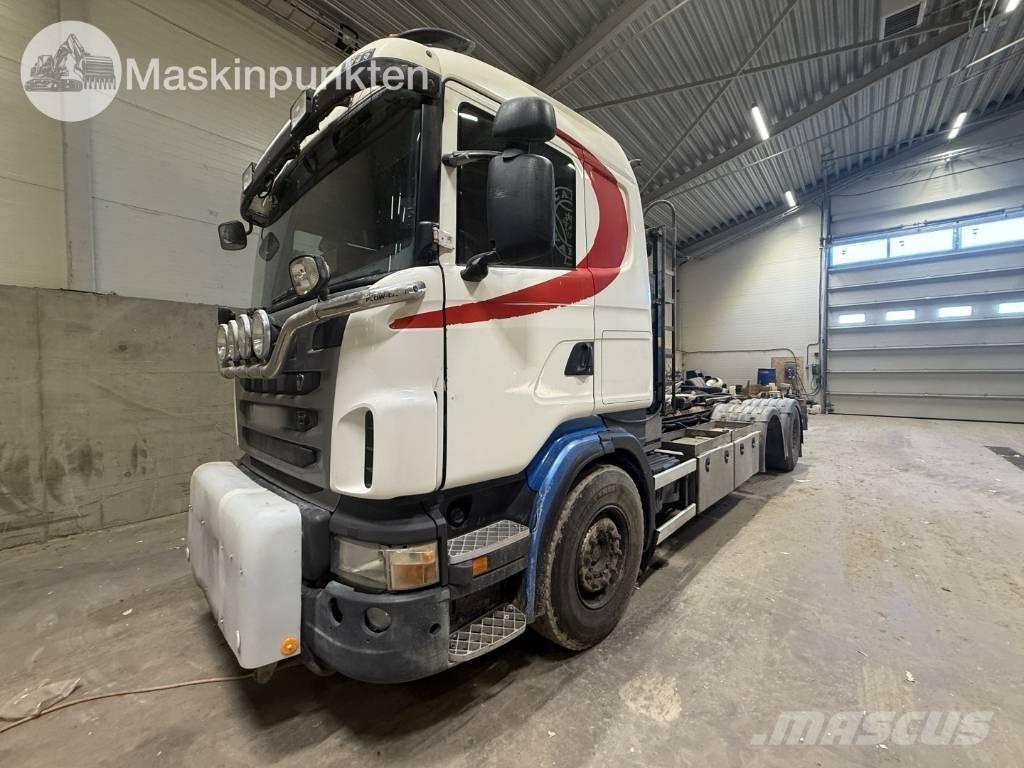 Scania Lastväxlare Rol kiper kamioni sa kukom za podizanje tereta