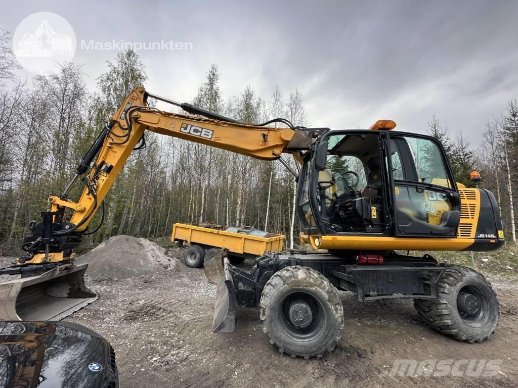 JCB JS 145 W Bageri točkaši