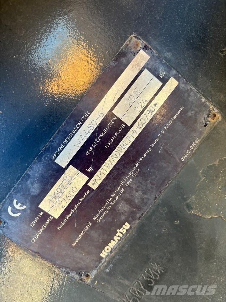 Komatsu WA 480-6 Utovarivači na točkove