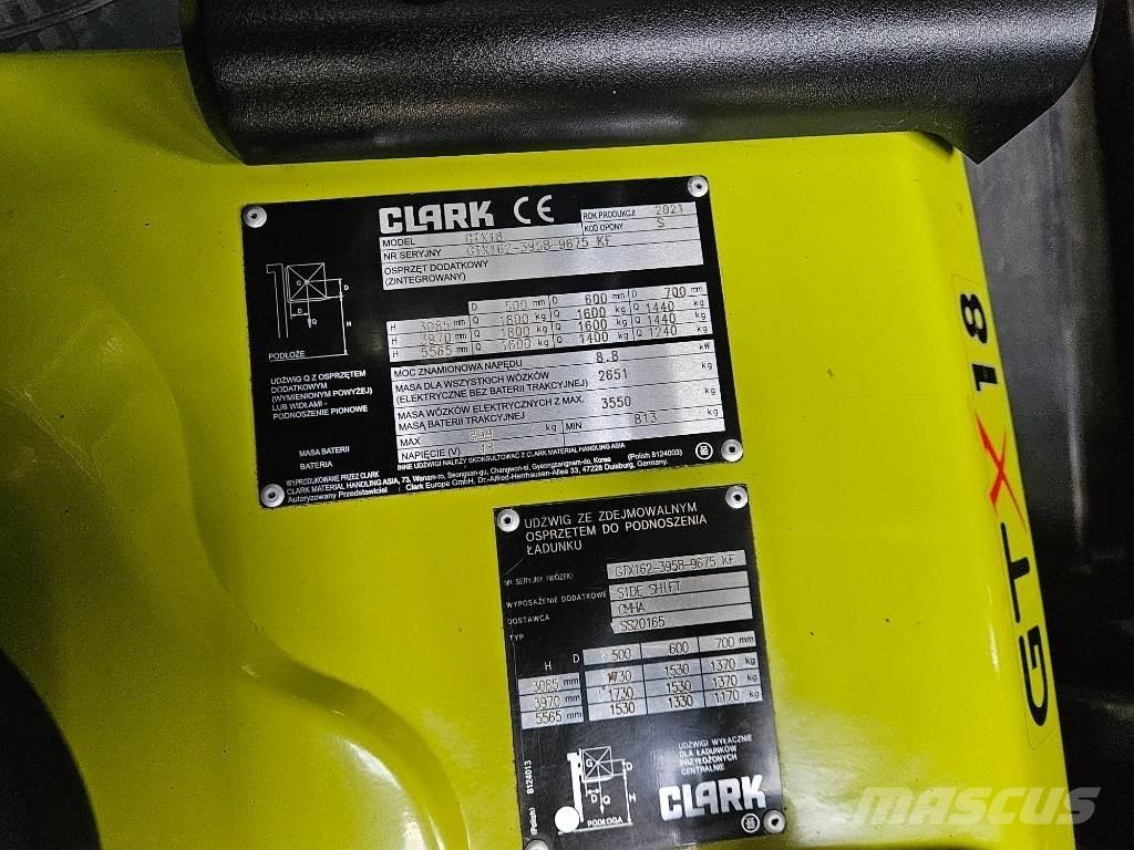 Clark GTX 18 Električni viljuškari