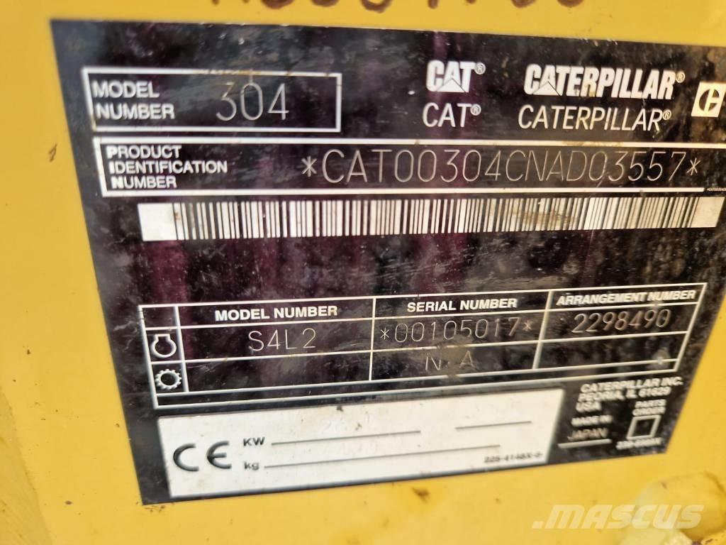 CAT 304 CR Mini bageri < 7t