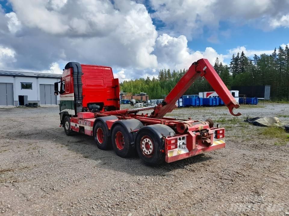 Volvo FH 12 500 Rol kiper kamioni sa kukom za podizanje tereta