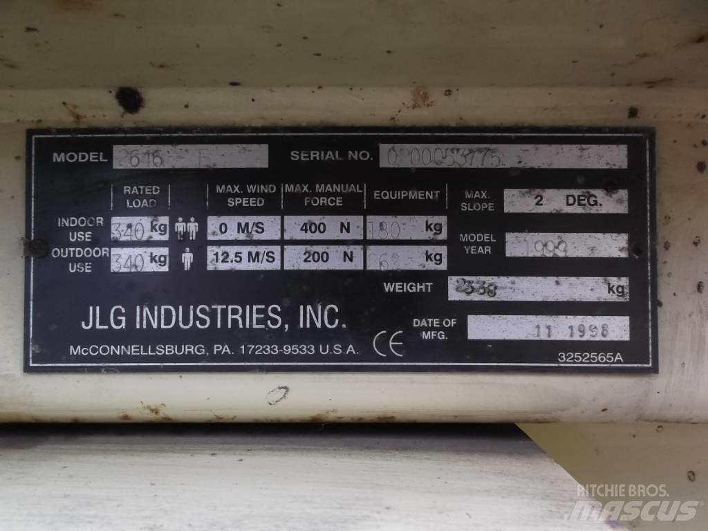JLG 2646E      V-2288 Jarbolne penjajuće platforme