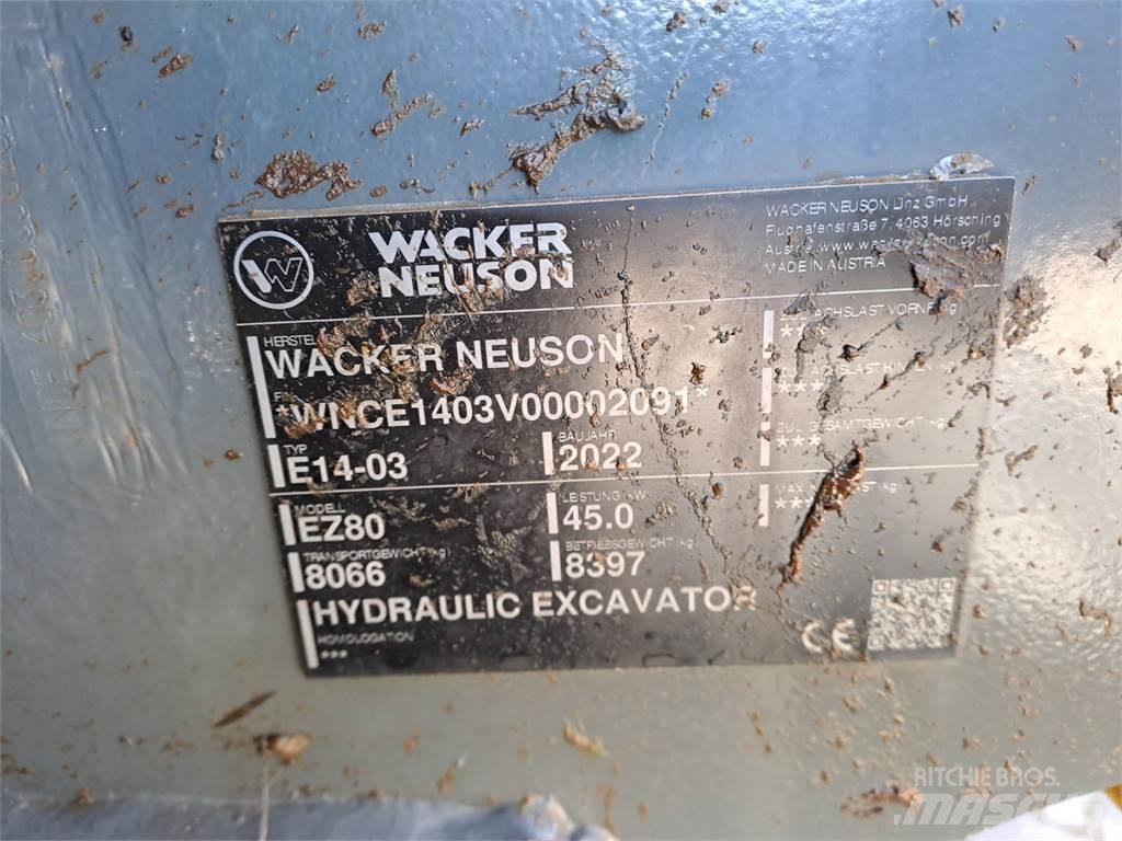 Wacker Neuson EZ80 Bageri guseničari