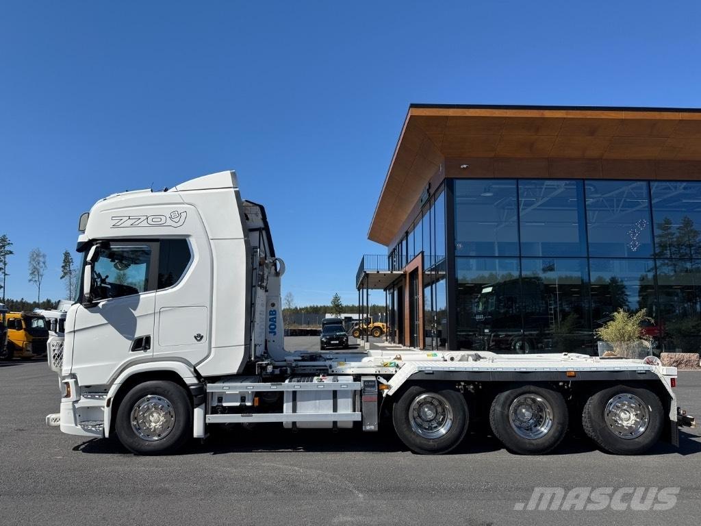 Scania R 770 Rol kiper kamioni sa kukom za podizanje tereta