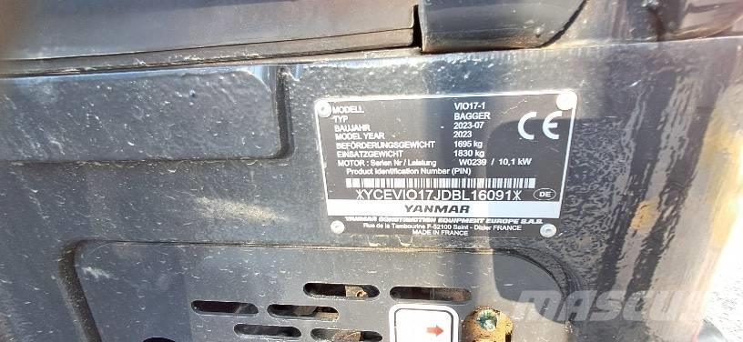 Yanmar Vio 17-1 Mini bageri < 7t