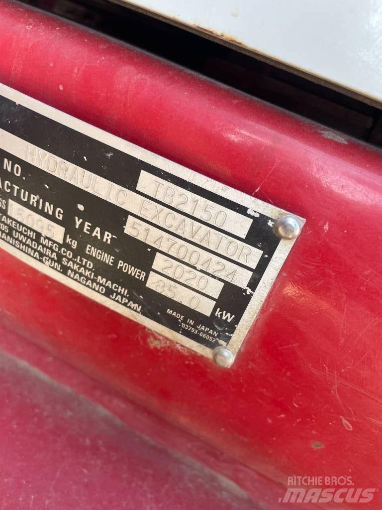 Takeuchi TB 2150 Bageri guseničari
