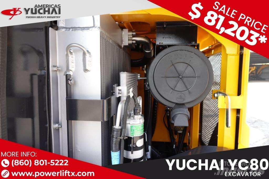 Yuchai YC80 Bageri guseničari