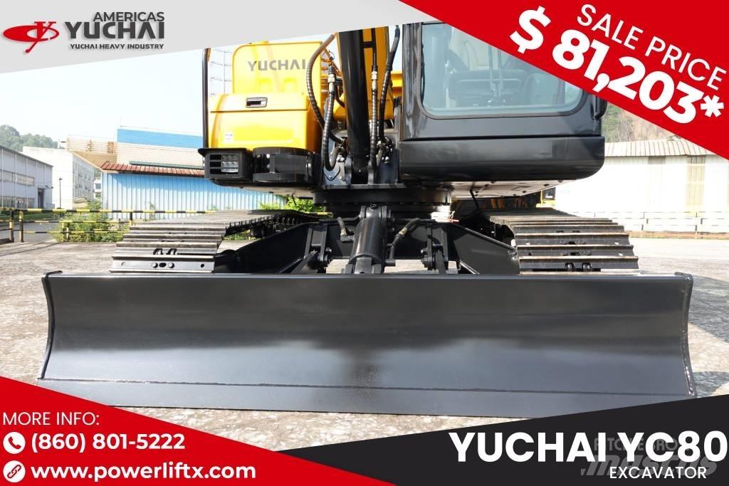 Yuchai YC80 Bageri guseničari